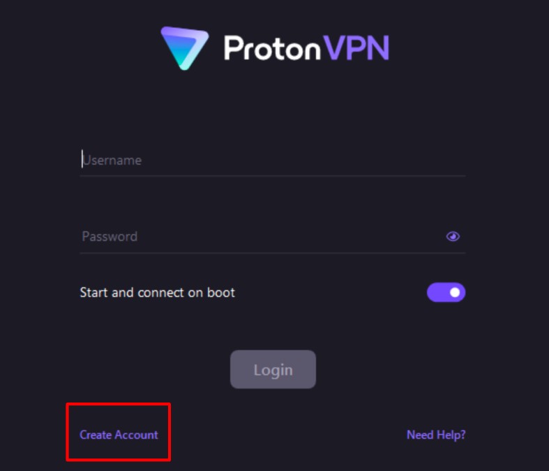 Thực hiện lập tài khoản sử dụng Proton VPN